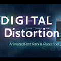 Digital Distortion Animated(AE数字失真文字效果插件) V1.00 免费版